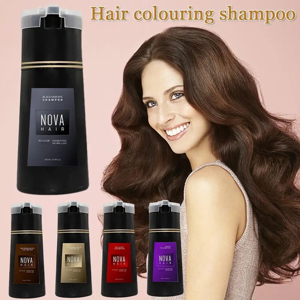 Hair Spray Color - 200ml nova tintura de cabelo shampoo