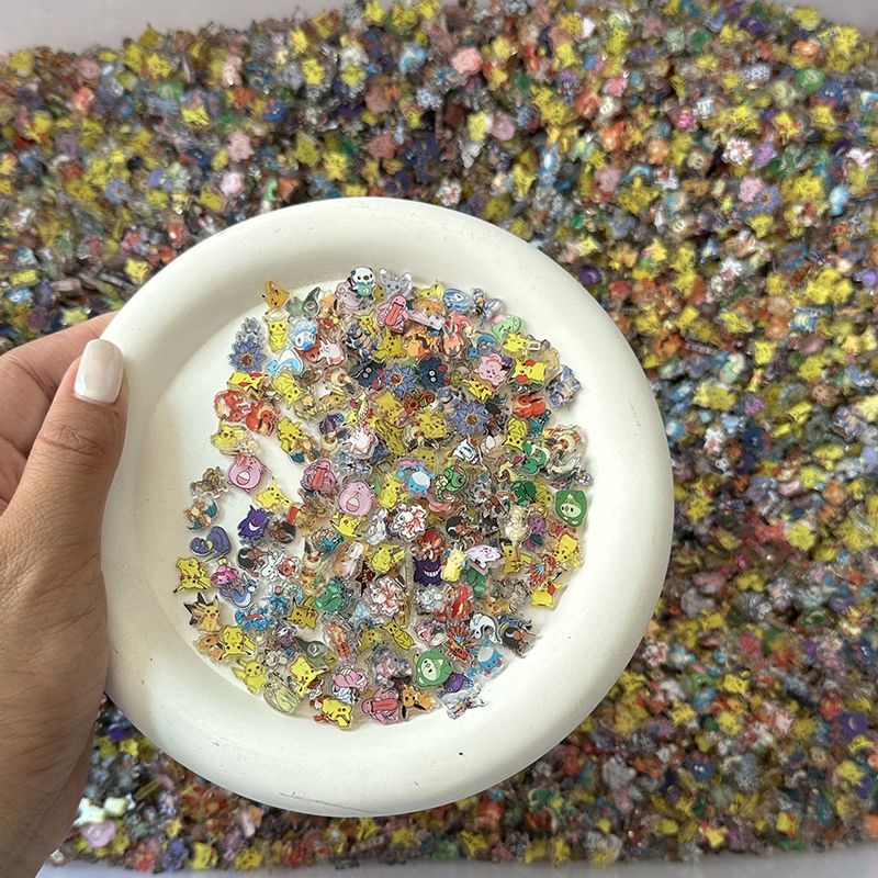Cosplay Prop Filler - Mini Peças de Acrílico Pokémon de