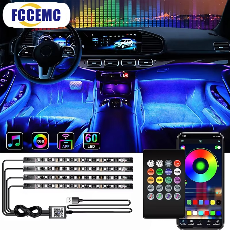 Led El Wire - Rgb backlight remoto app controle de