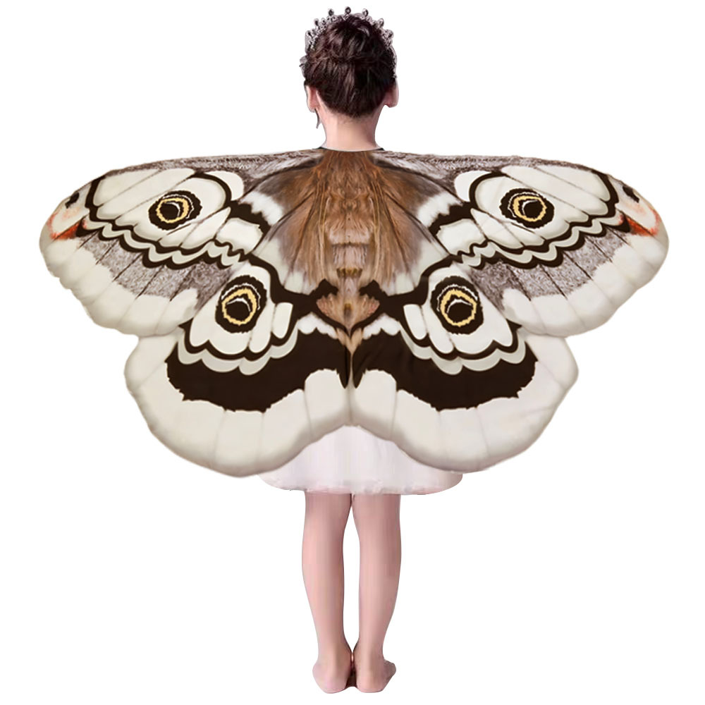 Cosplay Floating Prop - Crianças asas de traça capa borboleta
