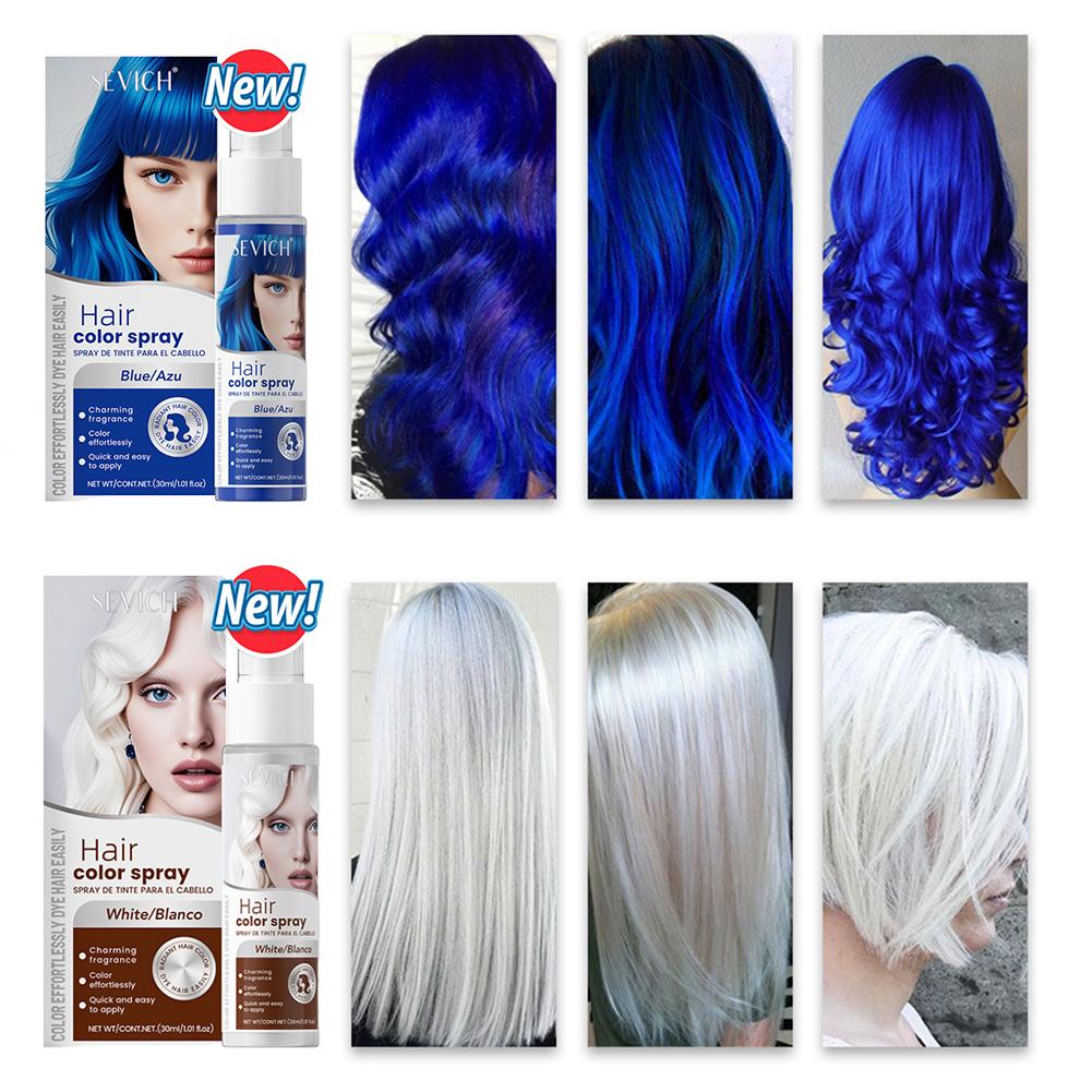 Hair Spray Color - Tintura de cabelo descartável em spray,