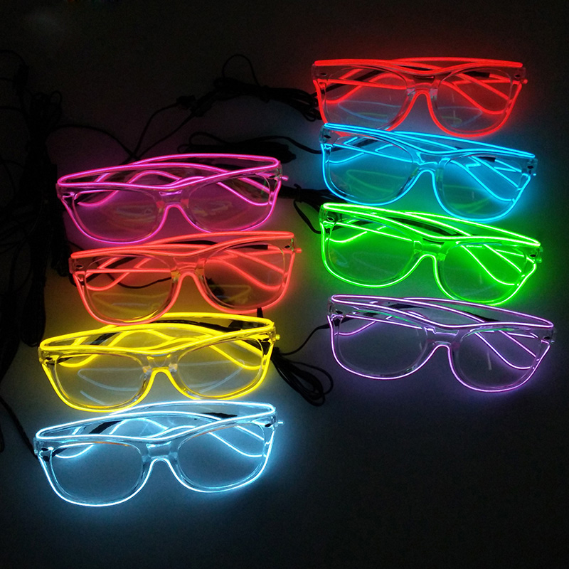 Led El Wire - 1pc piscando el fio transparente led