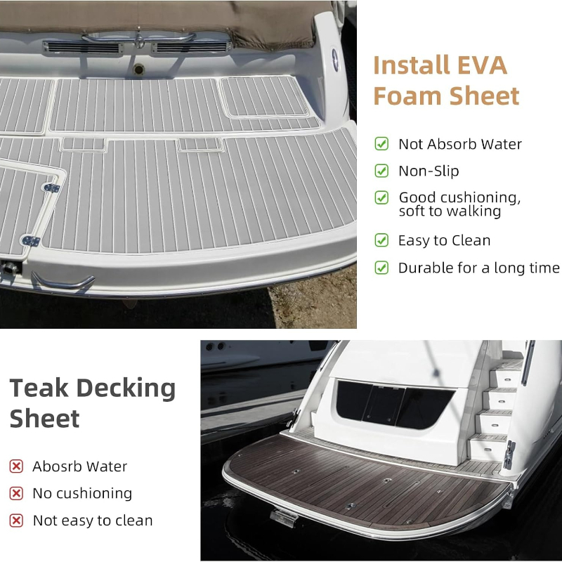 Eva Foam Sheet - Tapete Náutico Autoadesivo de Espuma EVA