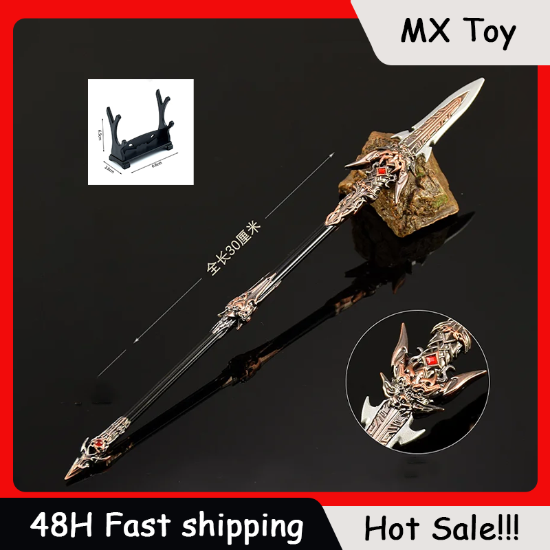 Cosplay Prop Katana - 30cm naraka figura jogo brinquedo espada,
