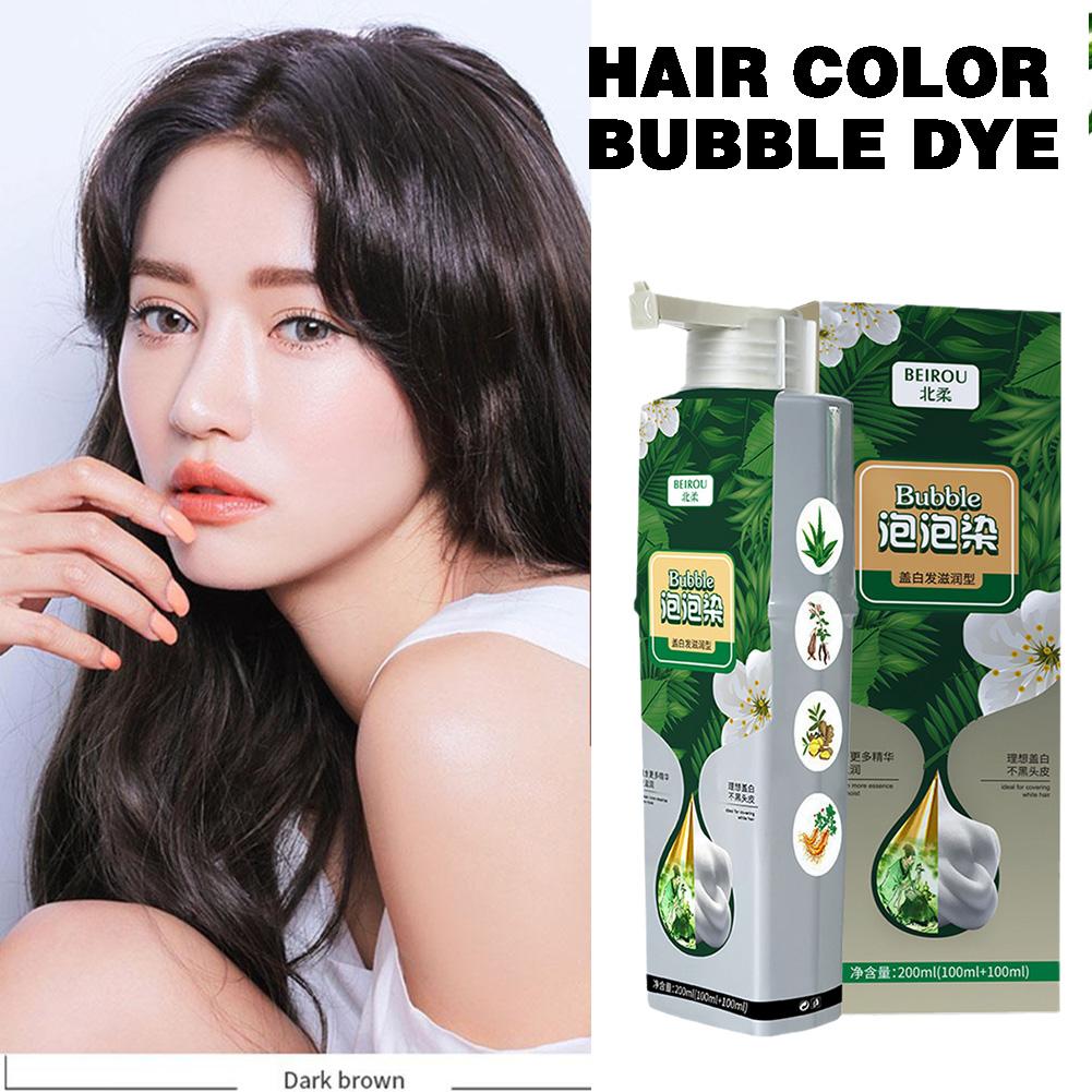 Hair Spray Color - Bubble Hair Dye Shampoo Plant Essence,