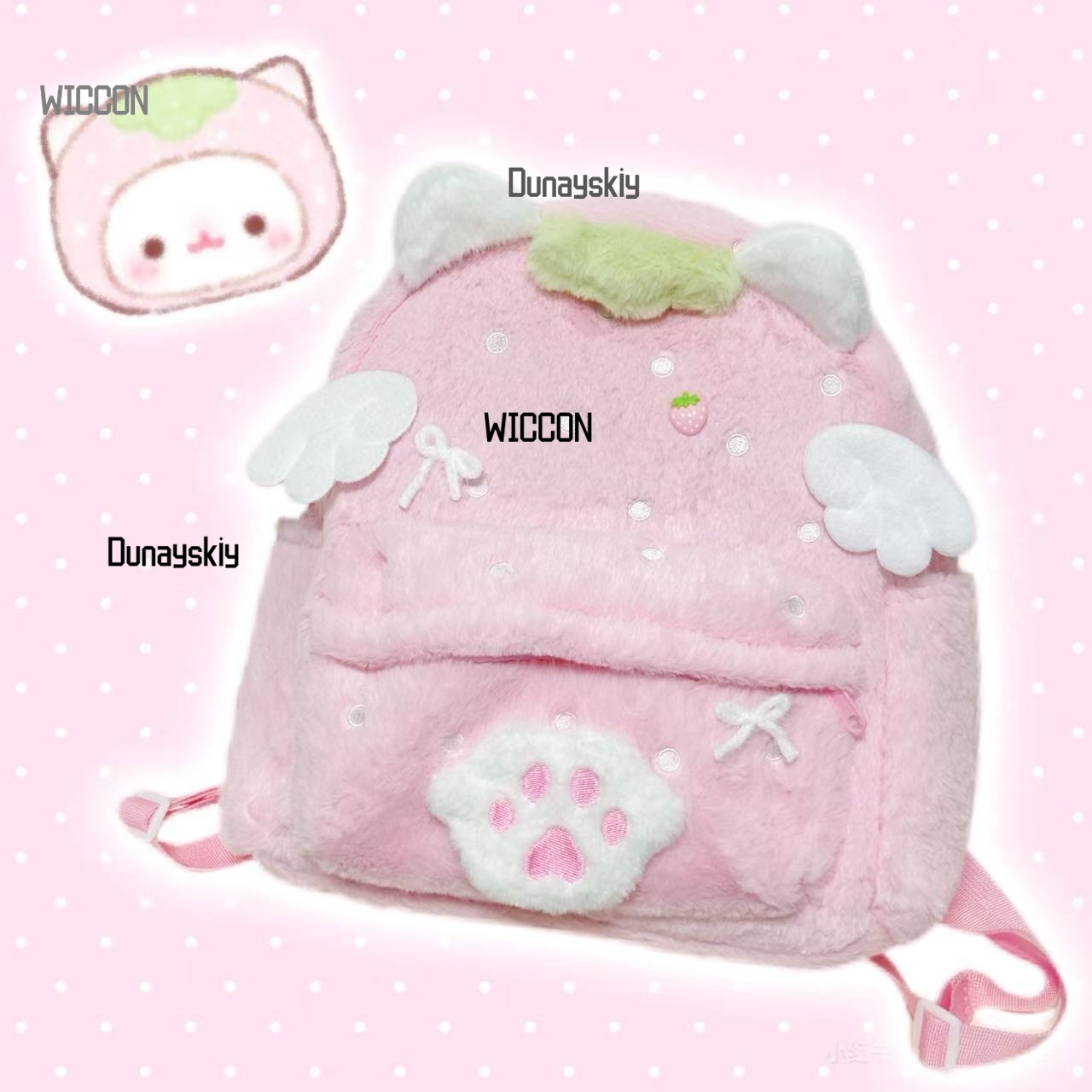 Jirai kei lolita orelha de coe - Cosplay Prop Bag avaliação e preço