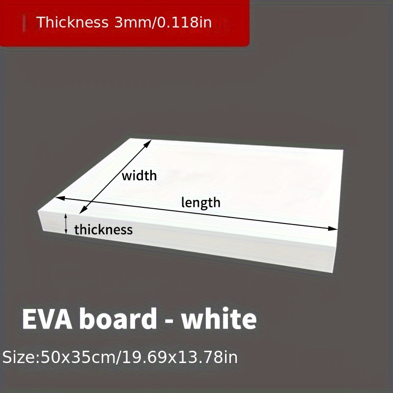 Placa de Espuma EVA 14x19 Pole - Cosplay Prop Foam Board avaliação e preço