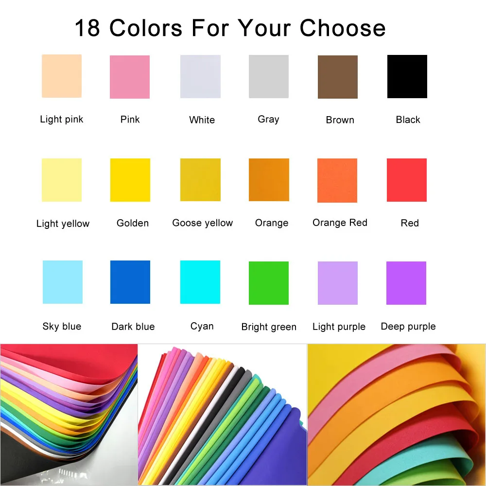 1/18 folhas coloridas de espum - Cosplay Props Eva Foam avaliação e preço