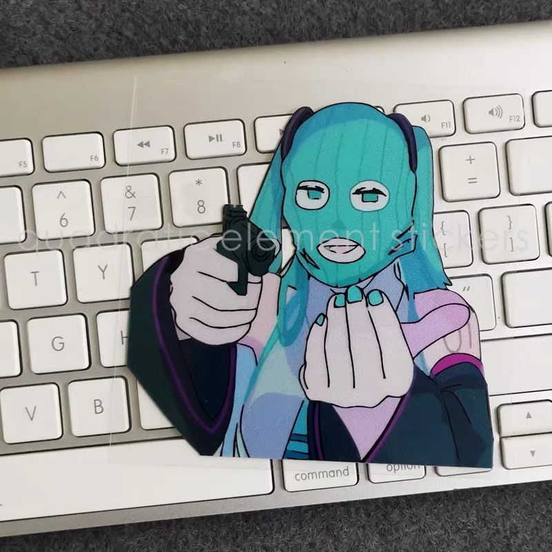 Adesivo de Moto Miku à Prova d - Cosplay Floating Prop avaliação e preço