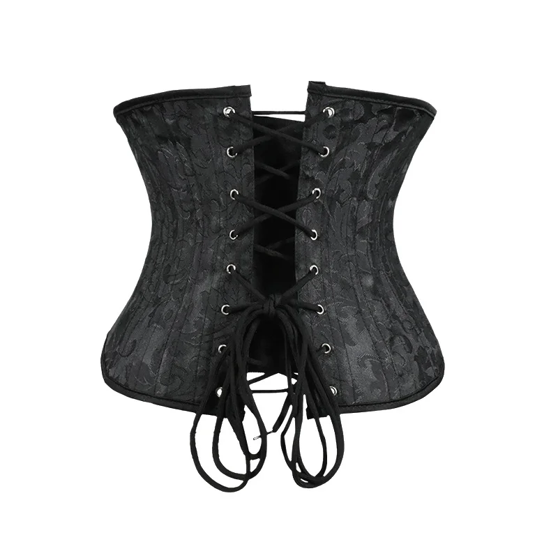 Underbust branco preto esparti - Boning Corset Steel avaliação e preço