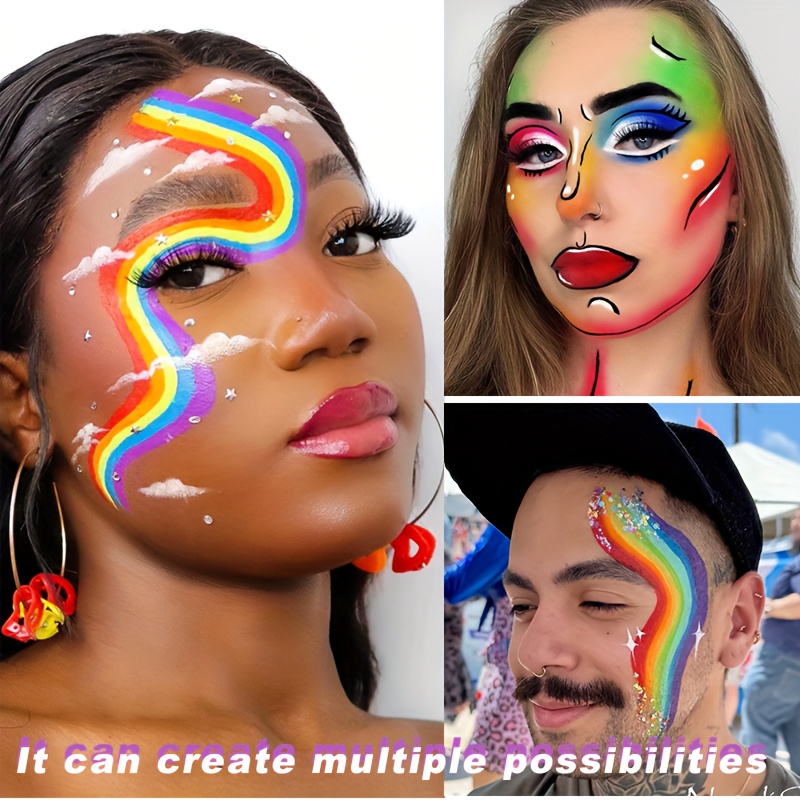 Conjunto de pintura facial e c - Cosplay Prop Paint avaliação e preço