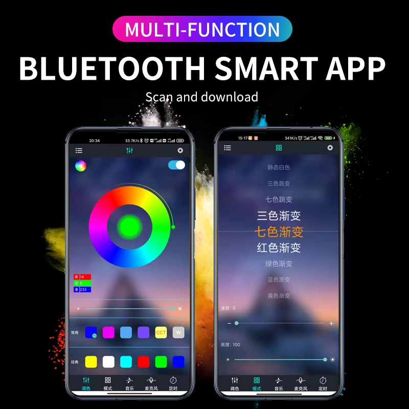 Rgb backlight remoto app contr - Led El Wire avaliação e preço