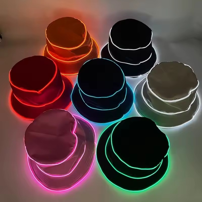Chapéu de Pescador Luminoso LE - Led El Wire avaliação e preço