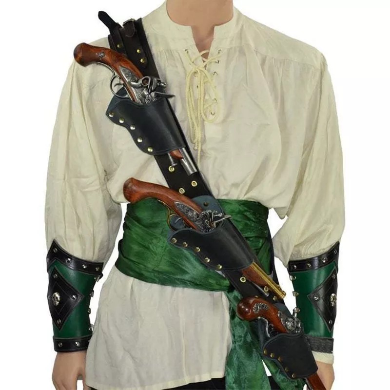 Renascentista pirata flintlock - Cosplay Prop Bag avaliação e preço