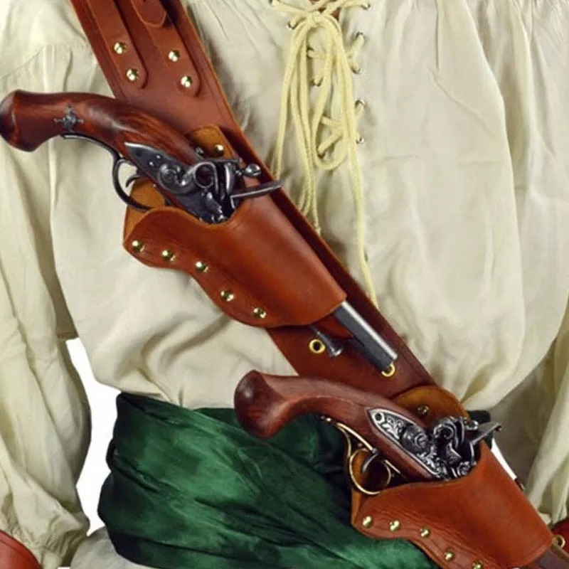 Renascentista pirata flintlock - Cosplay Prop Bag avaliação e preço