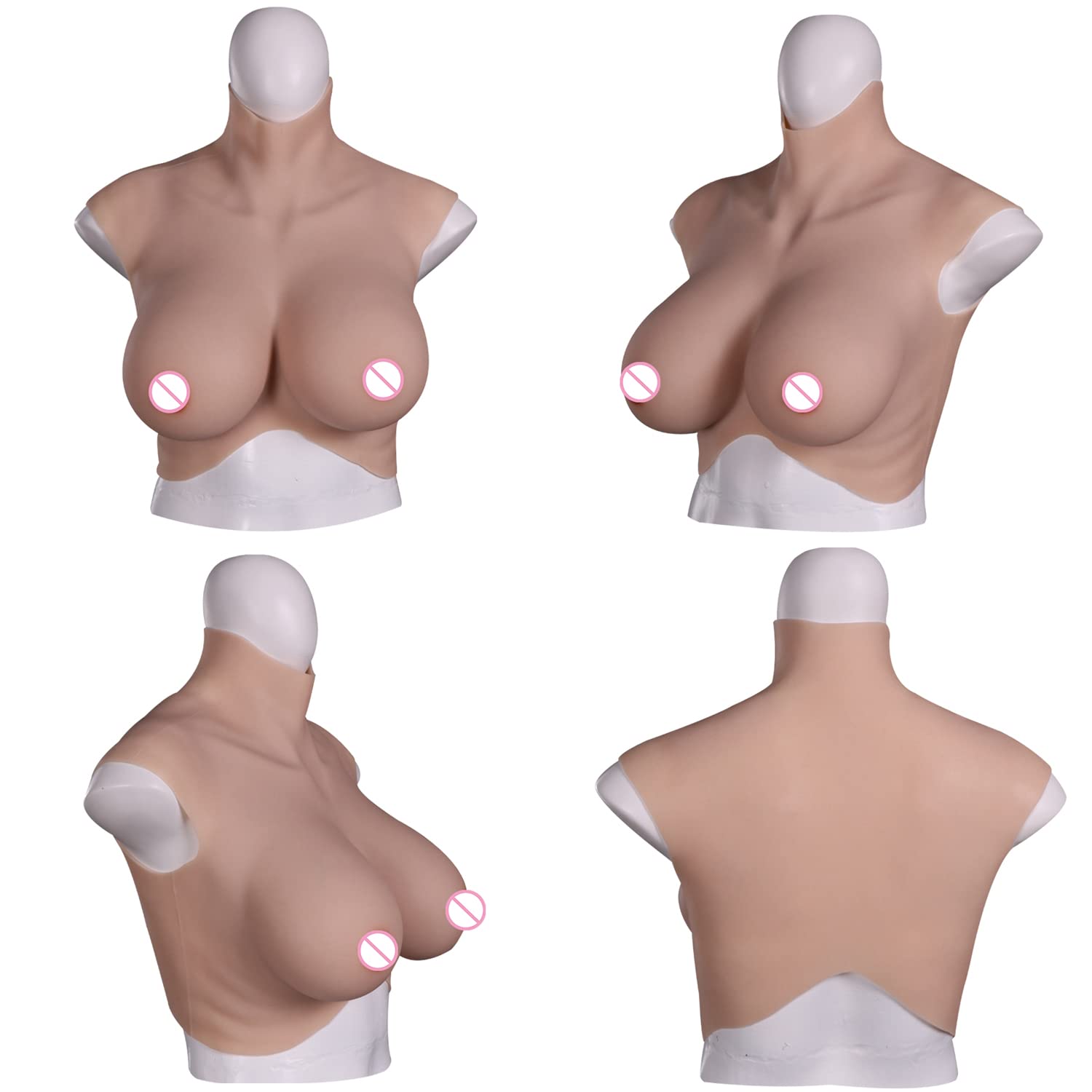 Falso Boobs Para Homens Silico - Cosplay Prop Filler avaliação e preço