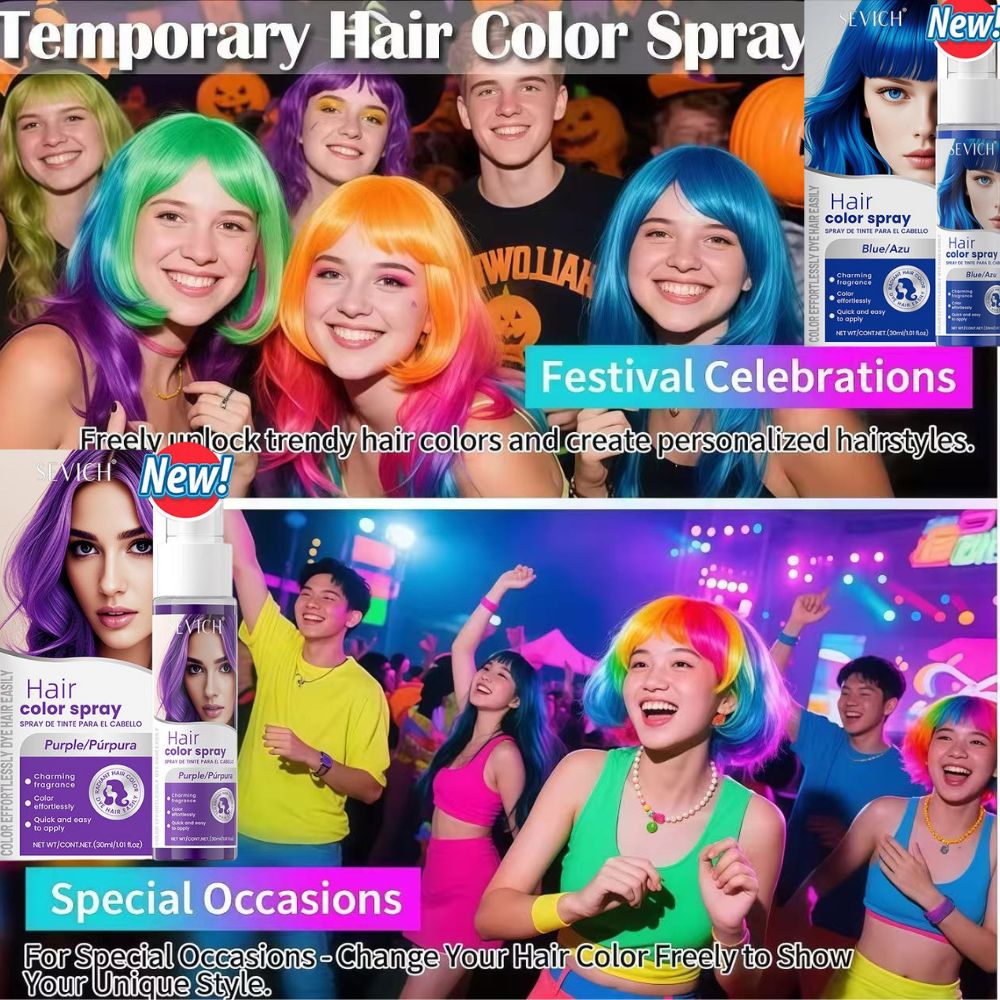 Tintura de cabelo descartável  - Hair Spray Color avaliação e preço