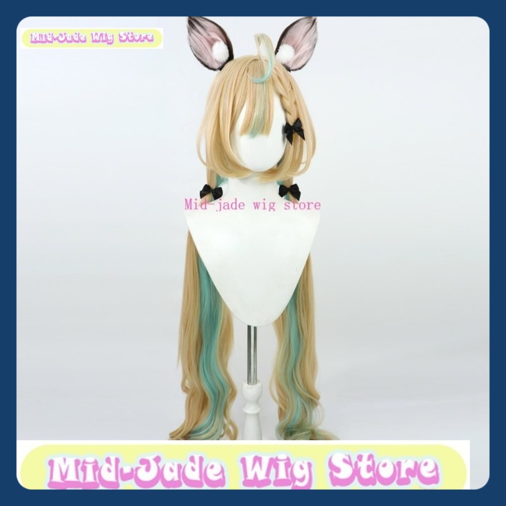 Mid-jade peruca loja nijisanji - Prop En Cosplay avaliação e preço