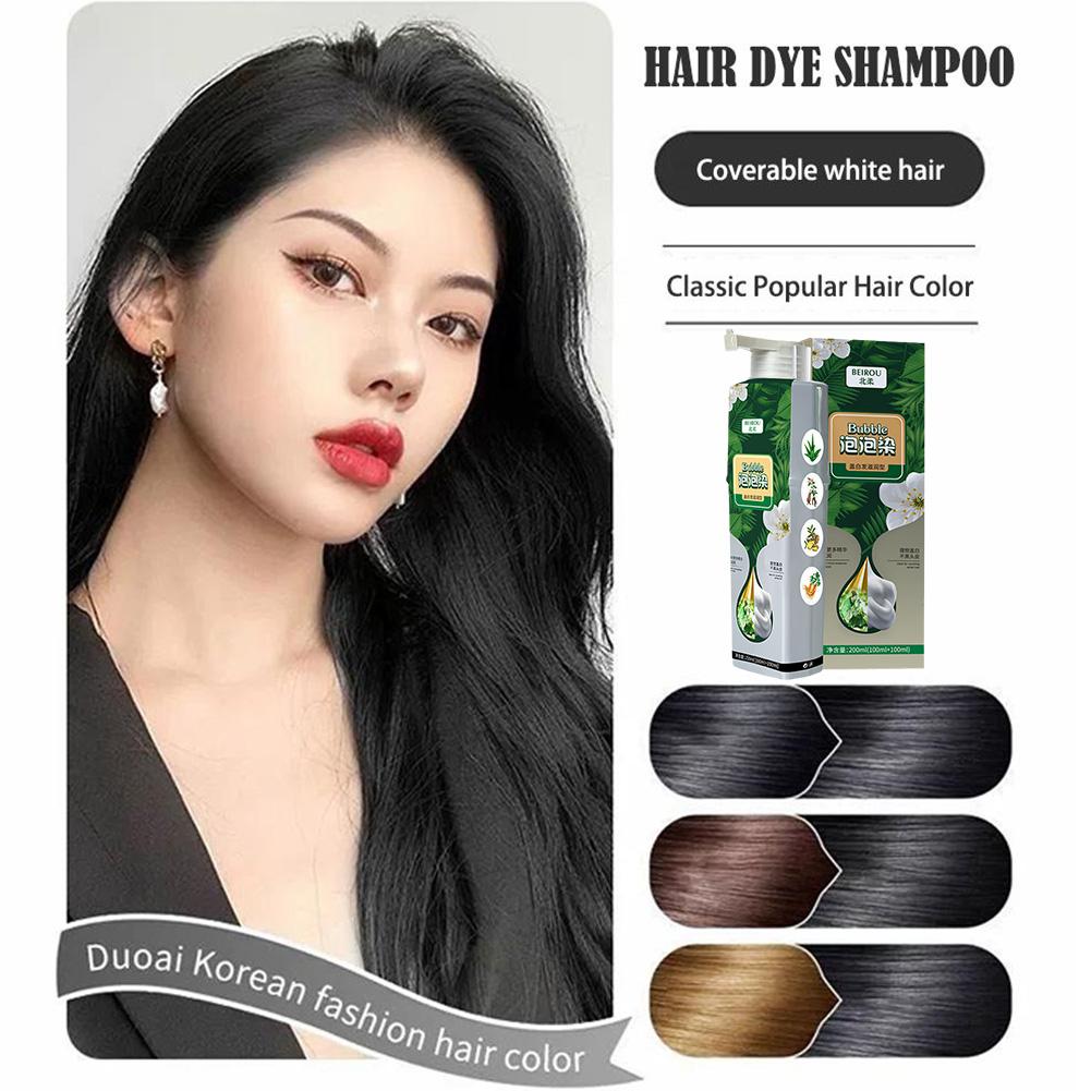 Bubble Hair Dye Shampoo Plant  - Hair Spray Color avaliação e preço