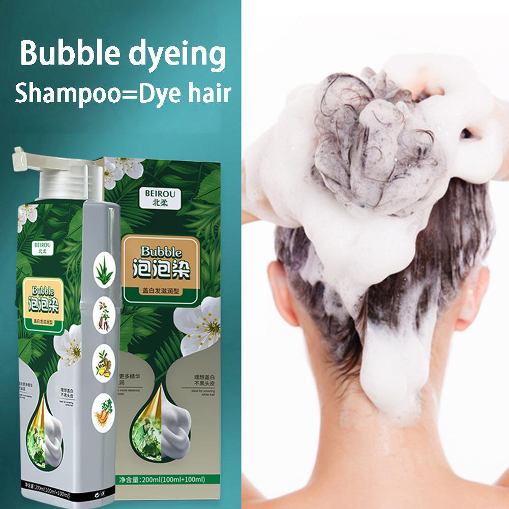 Bubble Hair Dye Shampoo Plant  - Hair Spray Color avaliação e preço