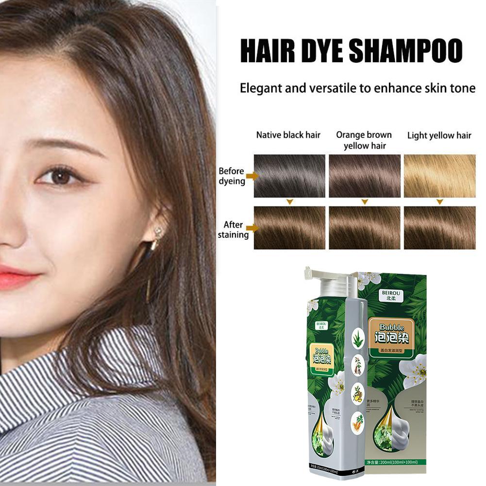 Bubble Hair Dye Shampoo Plant  - Hair Spray Color avaliação e preço