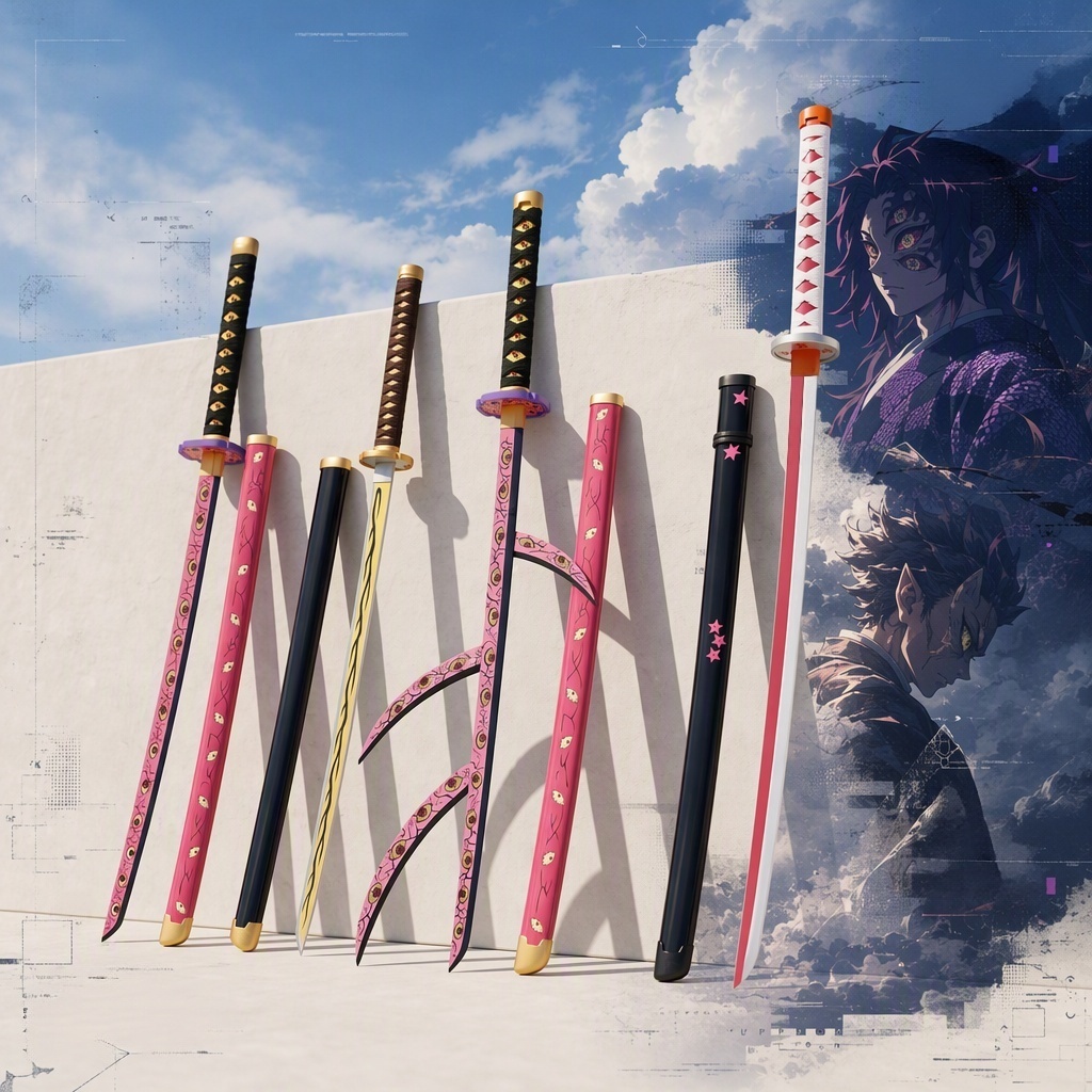 Espada de Cosplay Agatsuma Zen - Cosplay Prop Katana avaliação e preço