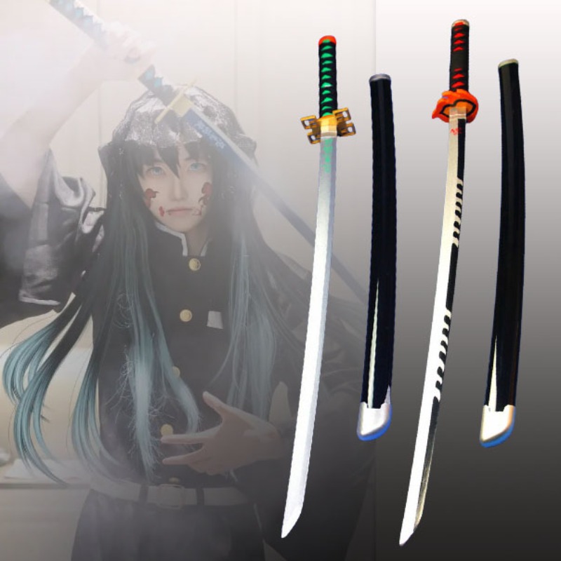 41in/104cm demon slayer katana - Cosplay Prop Katana avaliação e preço