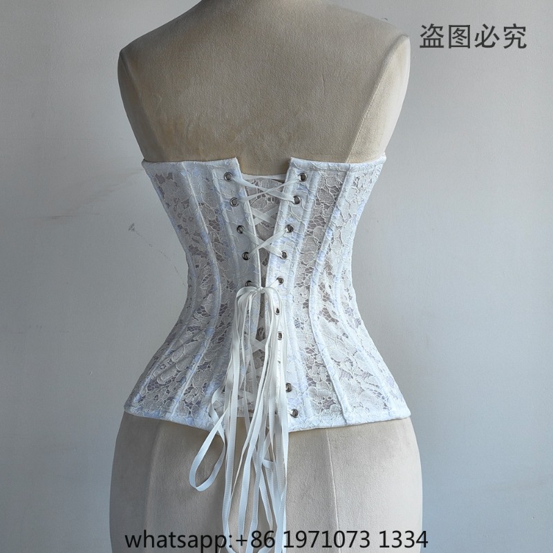 Corset Feminino de Renda Luxuo - Boning Corset Steel avaliação e preço