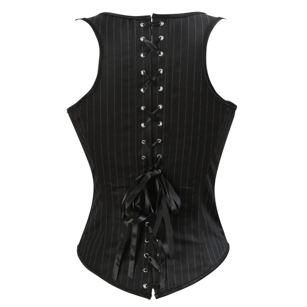 Feminino gótico jacquard under - Boning Corset Steel avaliação e preço